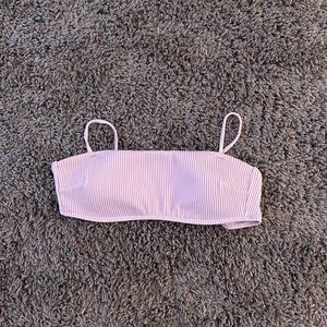 Hollister Ribbed Square- Neck Bikini Top